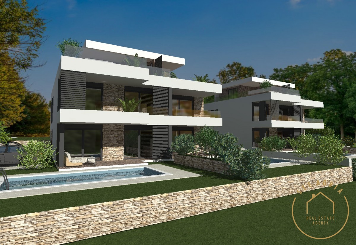 Apartment with swimming pool in a great location, Vabriga (S1) - under construction